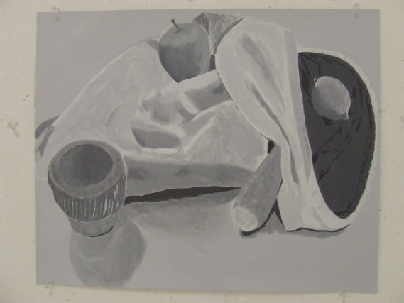 A photo of a triptych