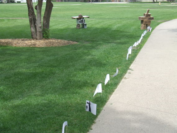 A photo of an installation