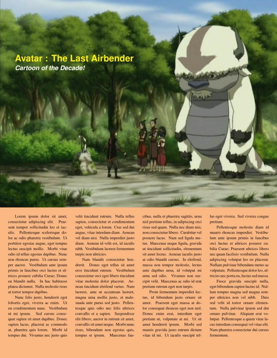 A photo of a magazine page